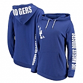 Women Los Angeles Dodgers G III 4Her by Carl Banks 12th Inning Pullover Hoodie Royal,baseball caps,new era cap wholesale,wholesale hats